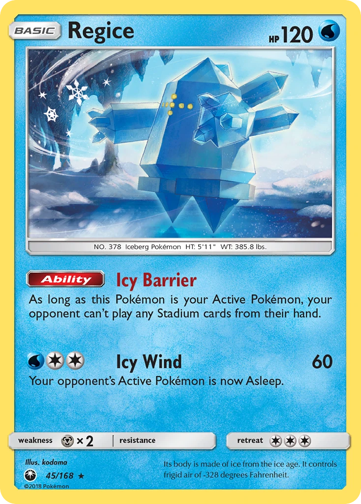 Regice, 045/168