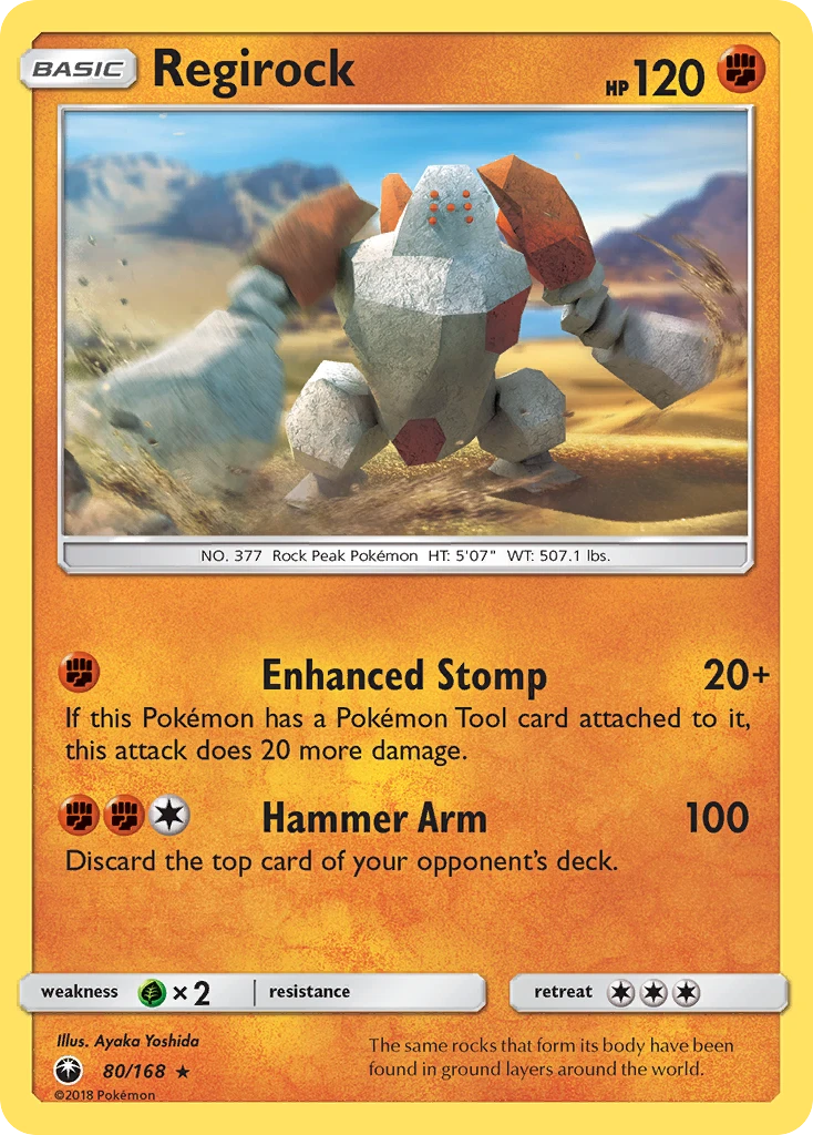 Regirock, 080/168