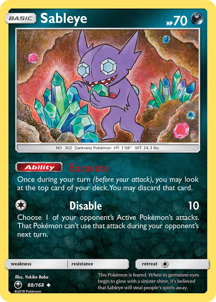 Sableye, 088/168