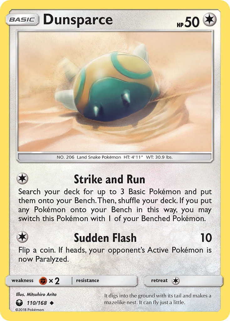 Dunsparce, 110/168
