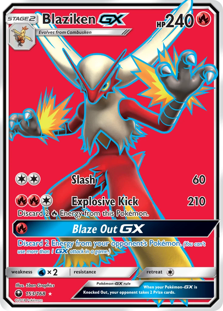 Blaziken-GX, 153/168