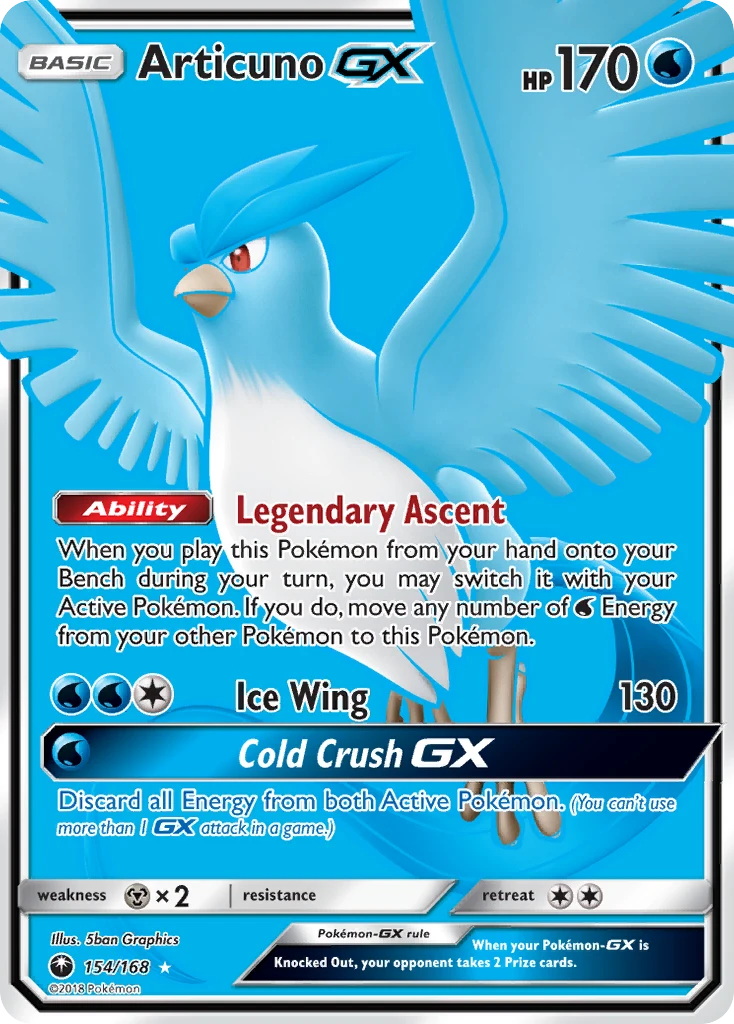 Articuno-GX, 154/168