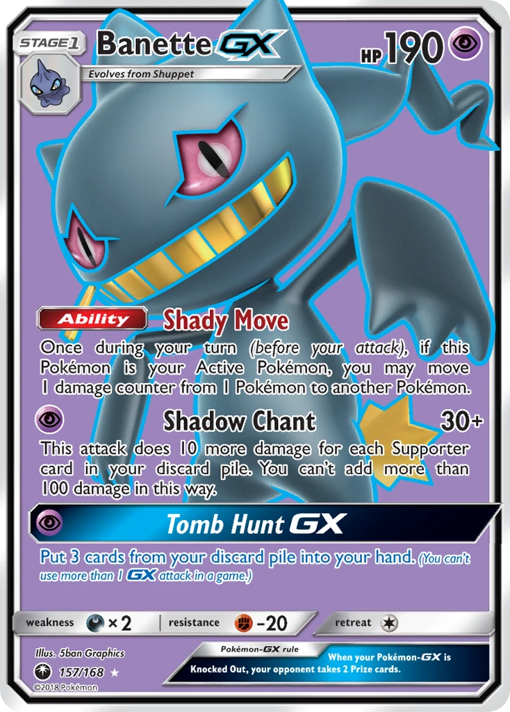 Banette-GX, 157/168