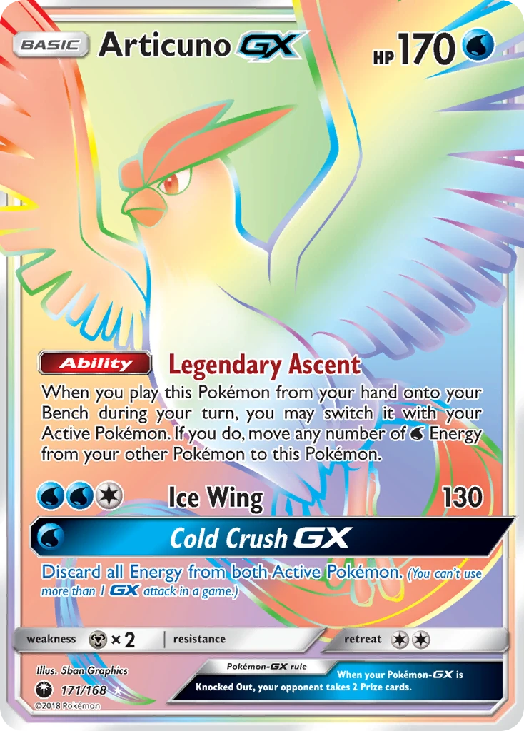 Articuno-GX, 171/168