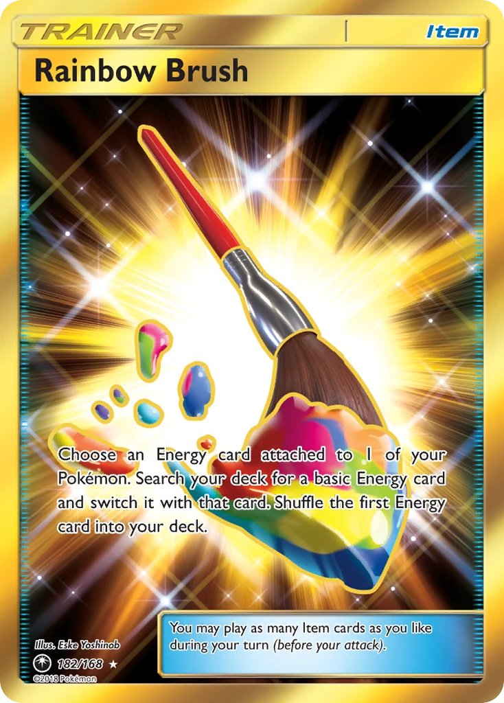 Rainbow Brush, 182/168