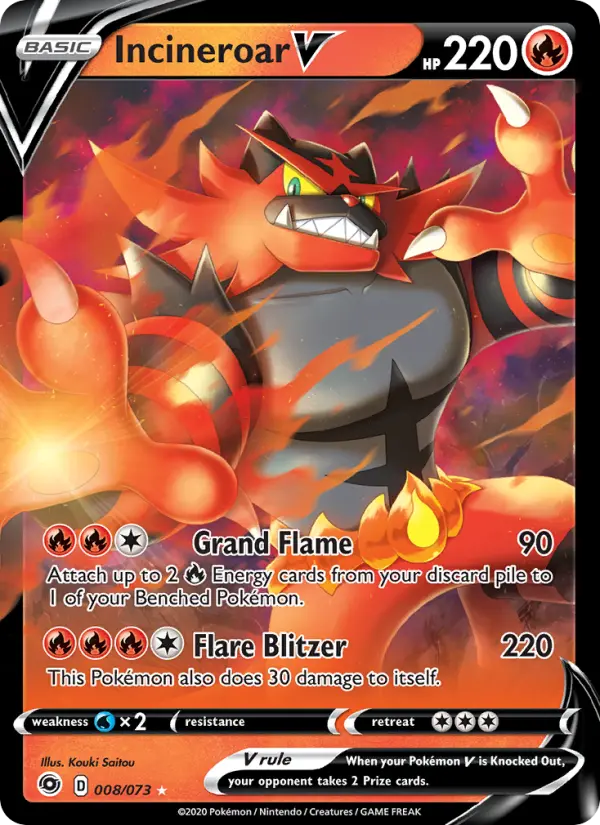 Incineroar V, 008/073