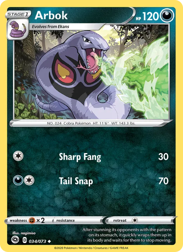 Arbok, 034/073