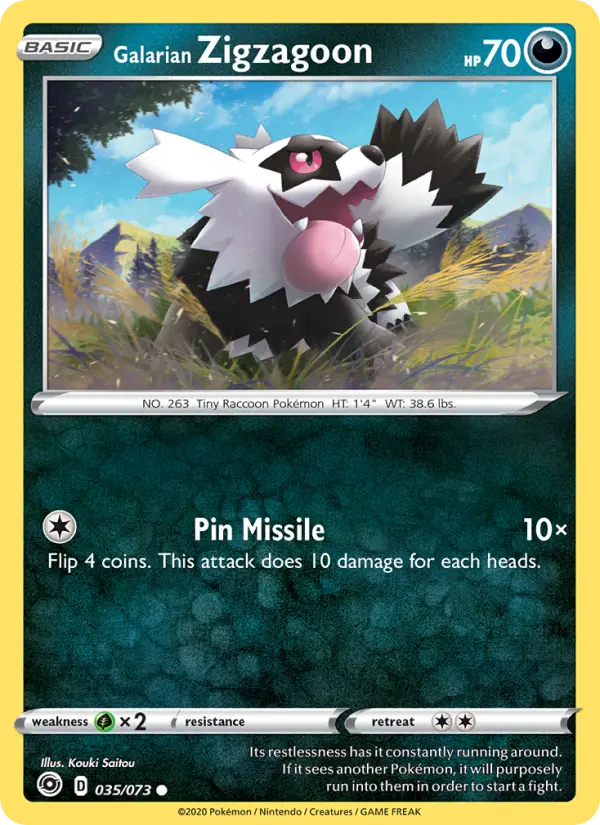 Galarian Zigzagoon, 035/073