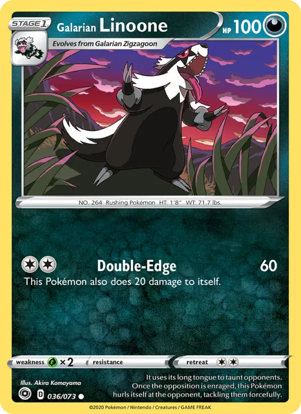 Galarian Linoone, 036/073