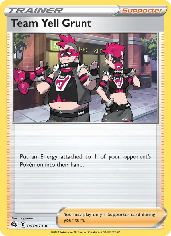 Team Yell Grunt, 067/073