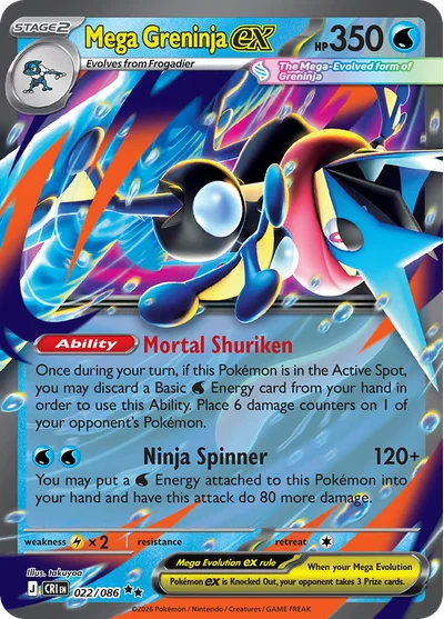 Mega Greninja ex, 022/086