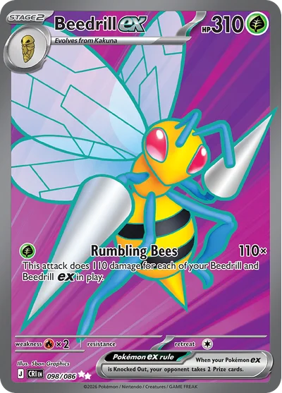 Beedrill ex, 098/086