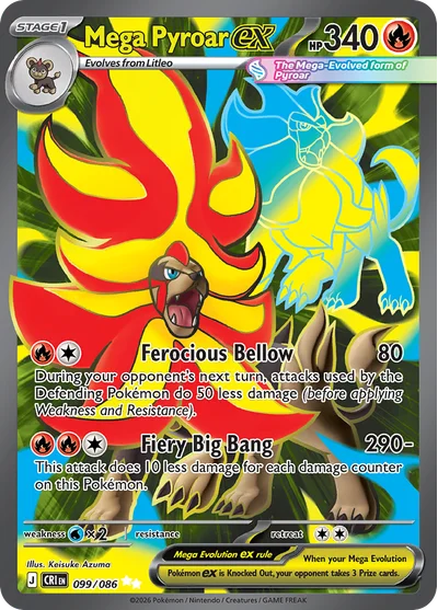 Mega Pyroar ex, 099/086