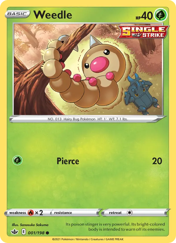 Weedle, 001/198