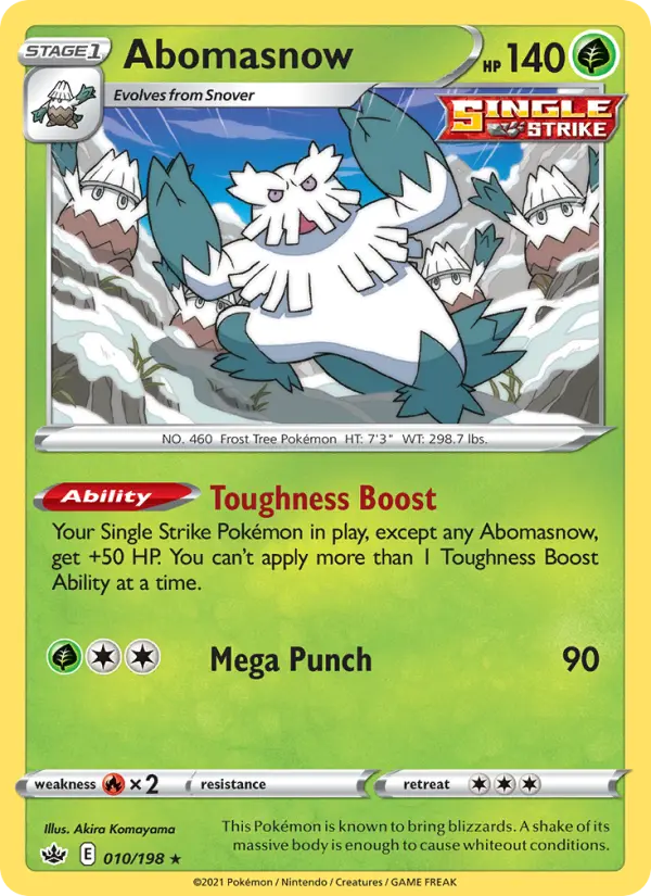 Abomasnow, 010/198