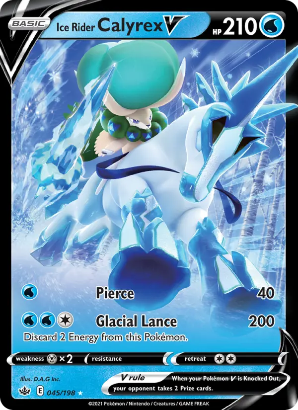 Ice Rider Calyrex V, 045/198