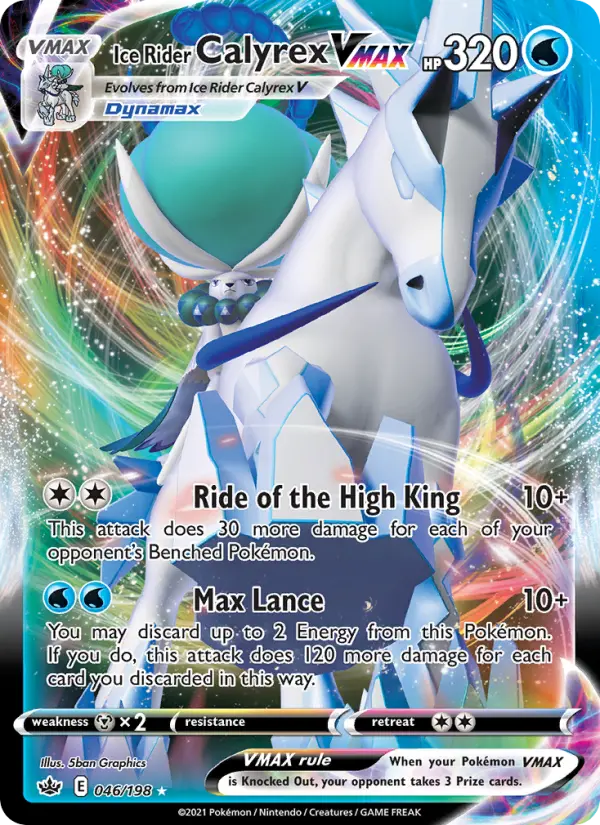 Ice Rider Calyrex VMAX, 046/198