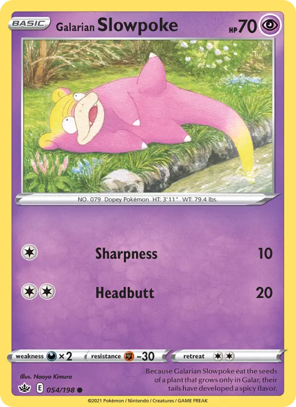 Galarian Slowpoke, 054/198