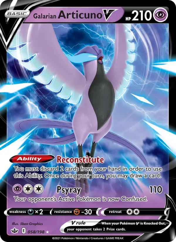 Galarian Articuno V, 058/198