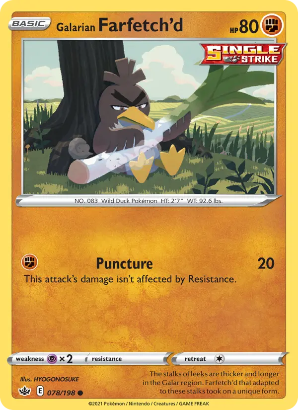 Galarian Farfetch'd, 078/198