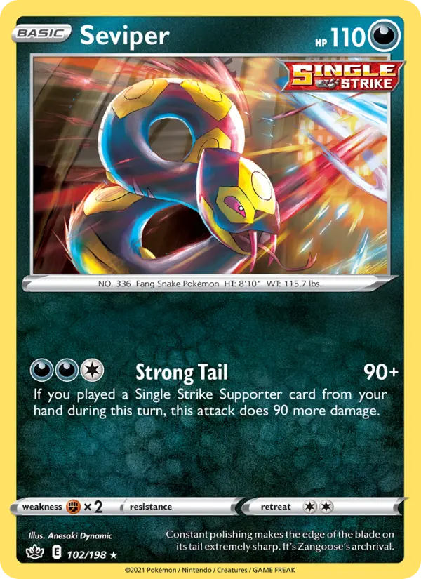 Seviper, 102/198