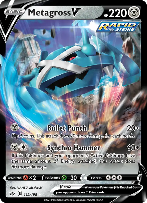 Metagross V, 112/198