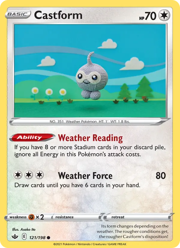 Castform, 121/198