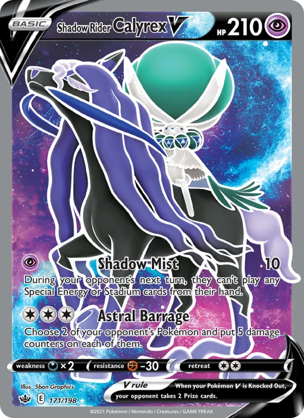 Shadow Rider Calyrex V, 171/198
