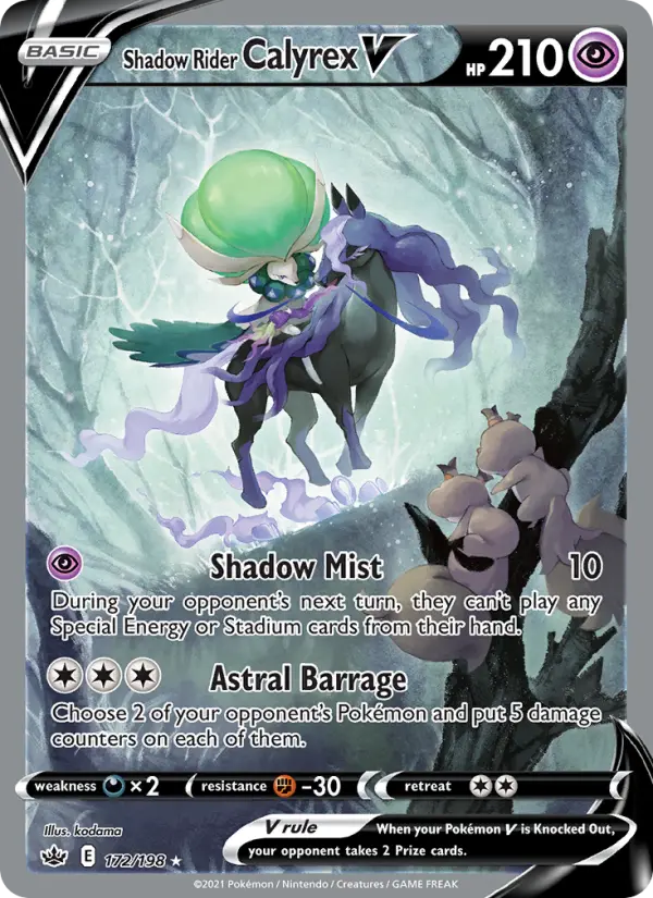 Shadow Rider Calyrex V, 172/198