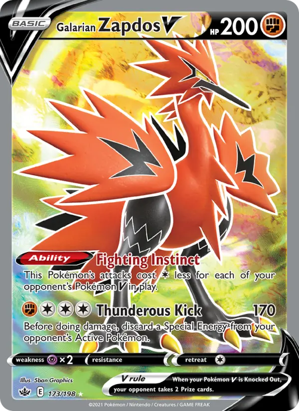 Galarian Zapdos V, 173/198