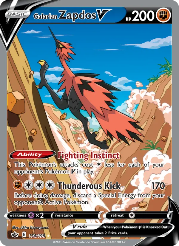 Galarian Zapdos V, 174/198