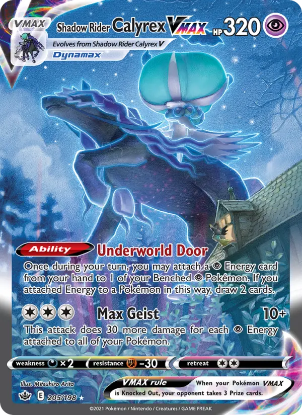 Shadow Rider Calyrex VMAX, 205/198