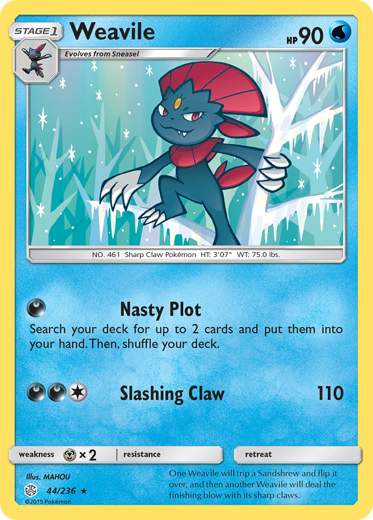 Weavile, 044/236