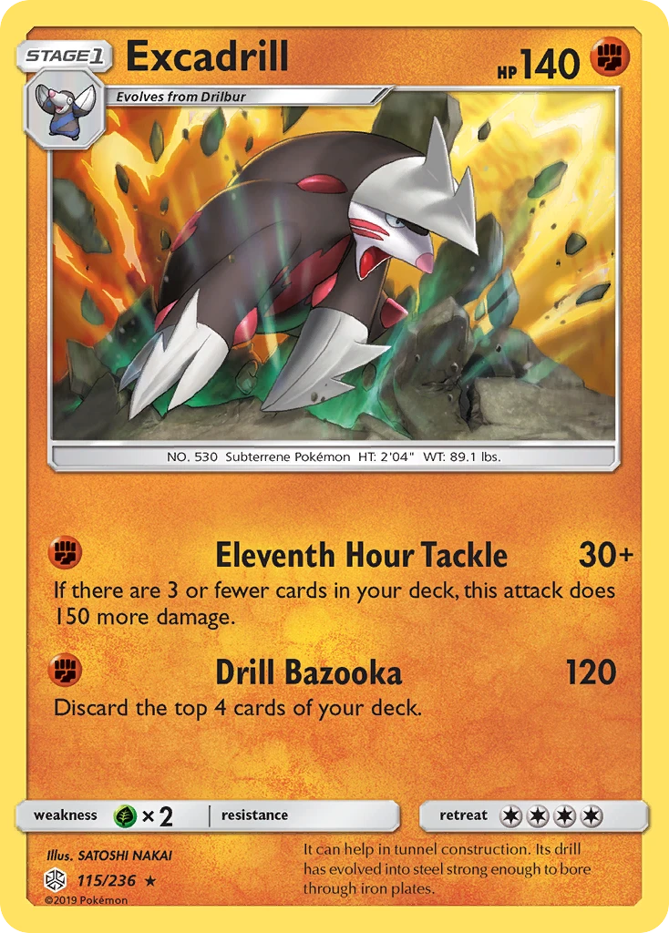 Excadrill, 115/236