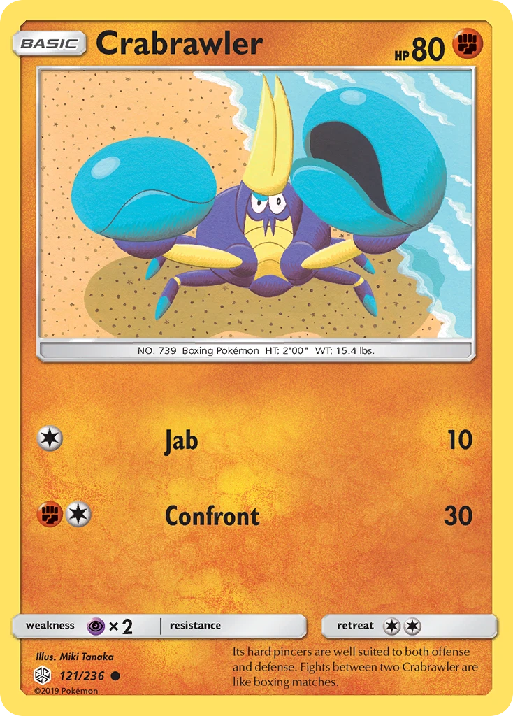 Crabrawler, 121/236