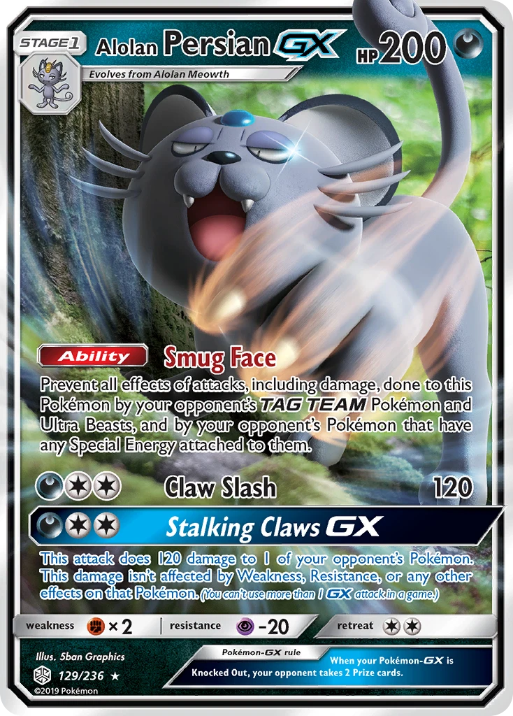 Alolan Persian-GX, 129/236