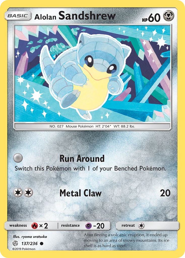 Alolan Sandshrew, 137/236