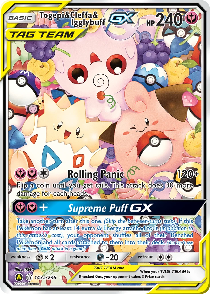 Togepi & Cleffa & Igglybuff-GX, 143a/236
