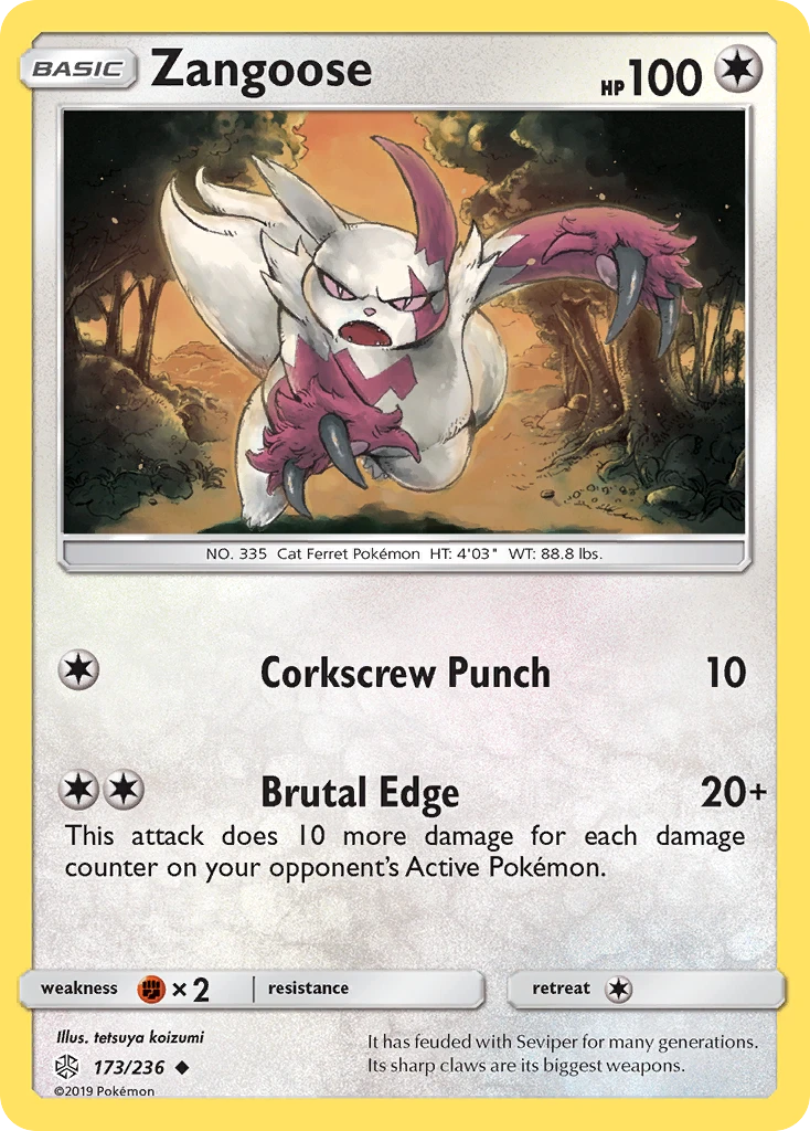 Zangoose, 173/236