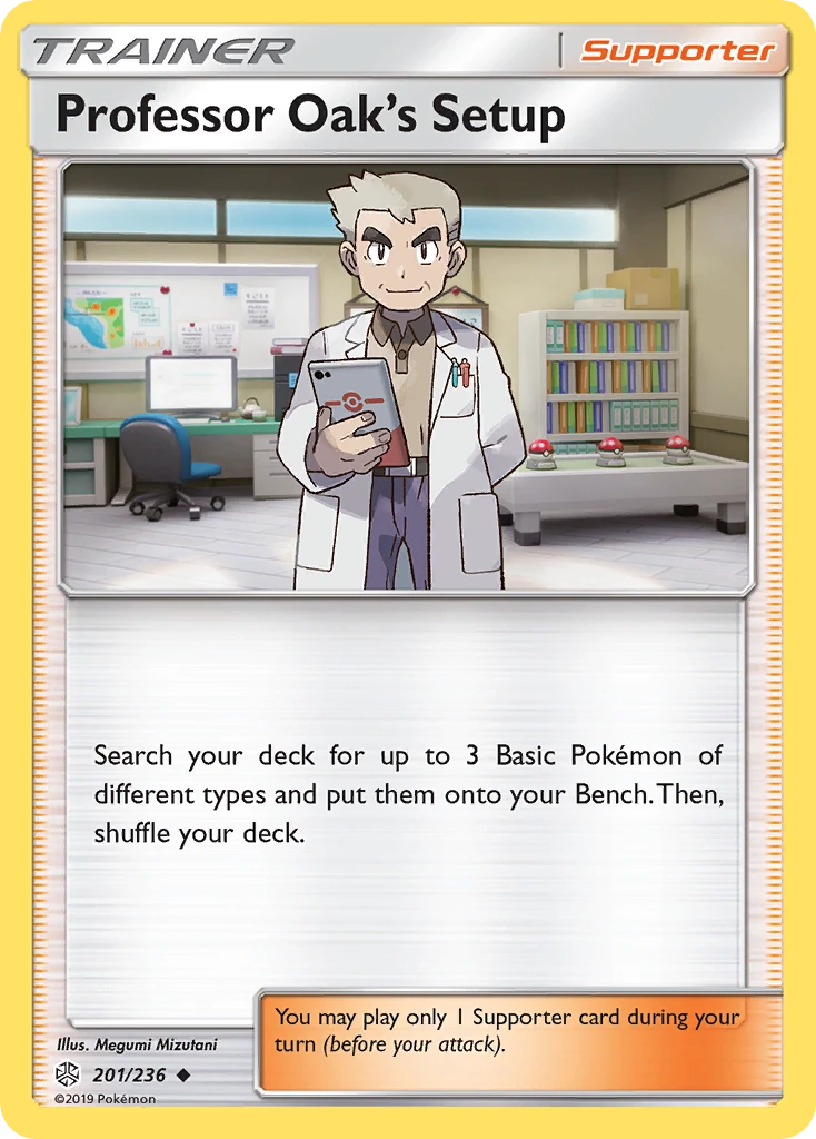 Professor Oak's Setup, 201/236
