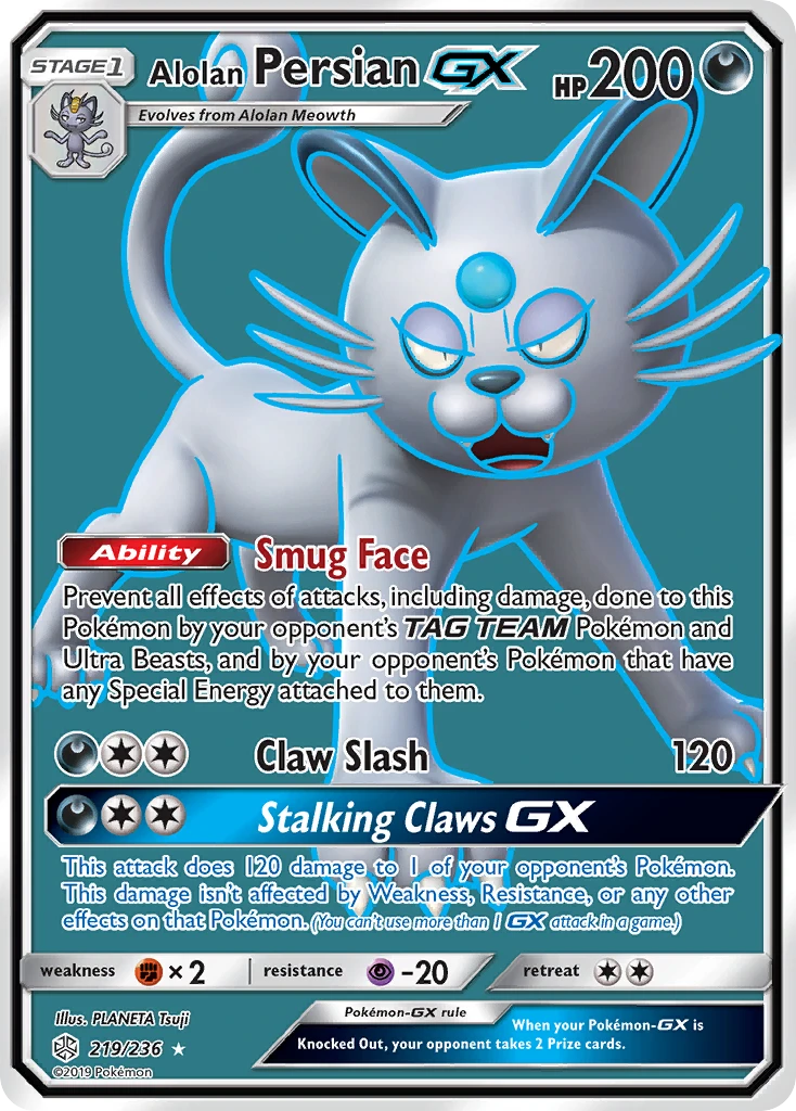 Alolan Persian-GX, 219/236