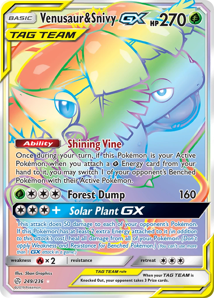 Venusaur & Snivy-GX, 249/236