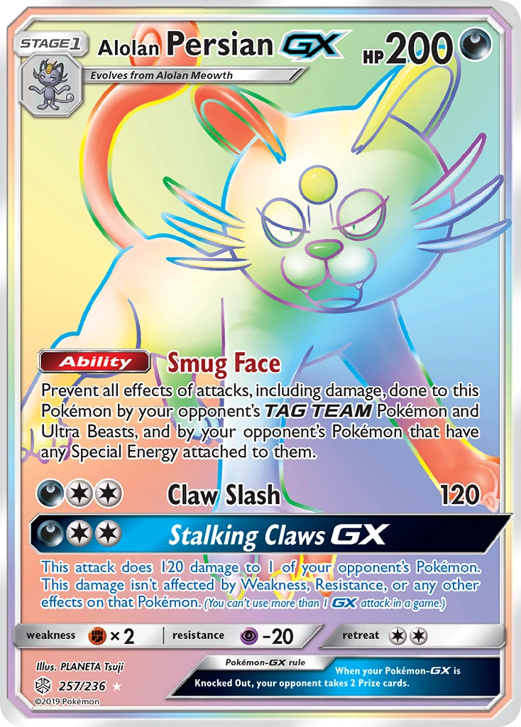 Alolan Persian-GX, 257/236