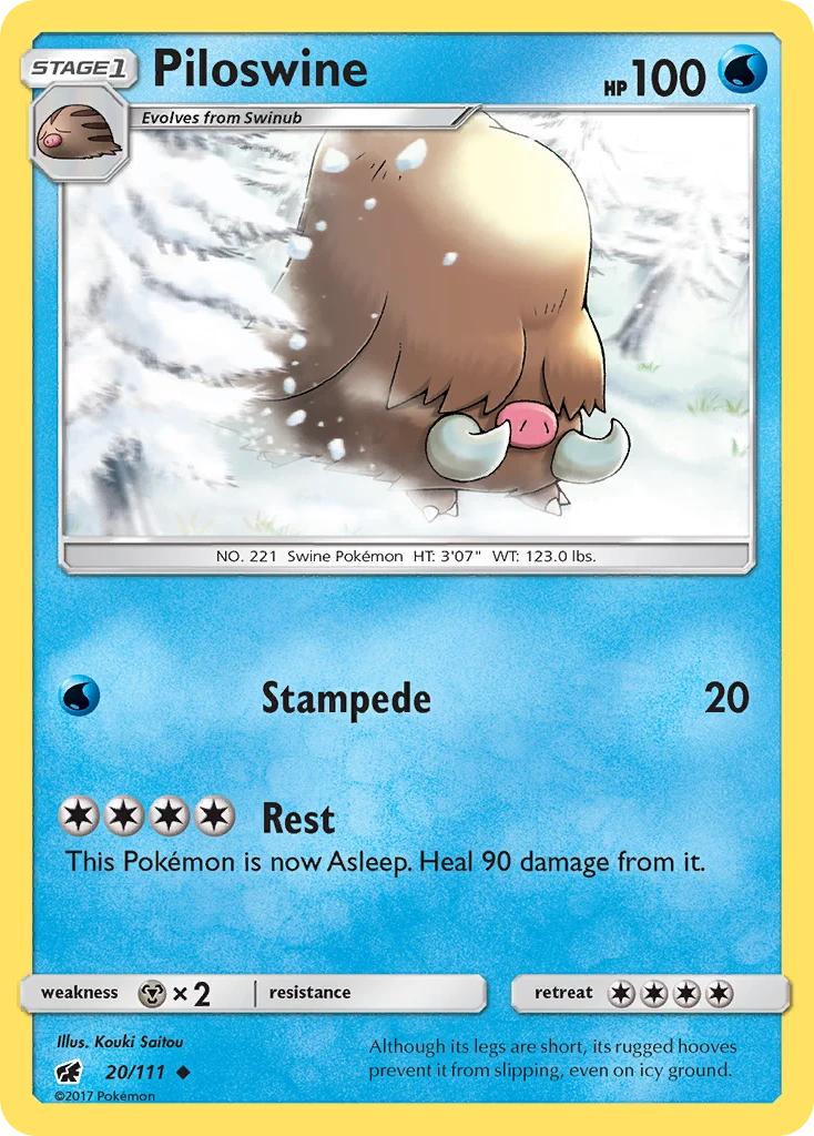 Piloswine, 020/111