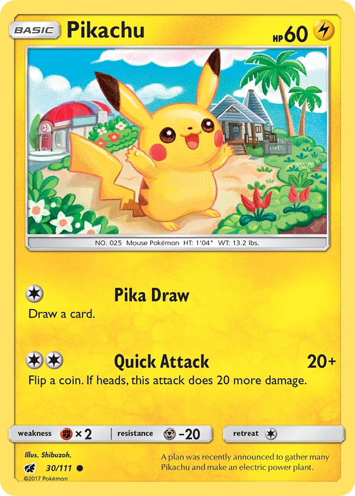 Pikachu, 030/111