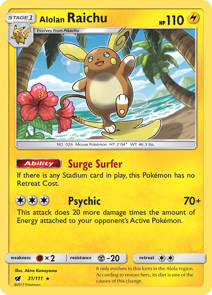Alolan Raichu, 031/111