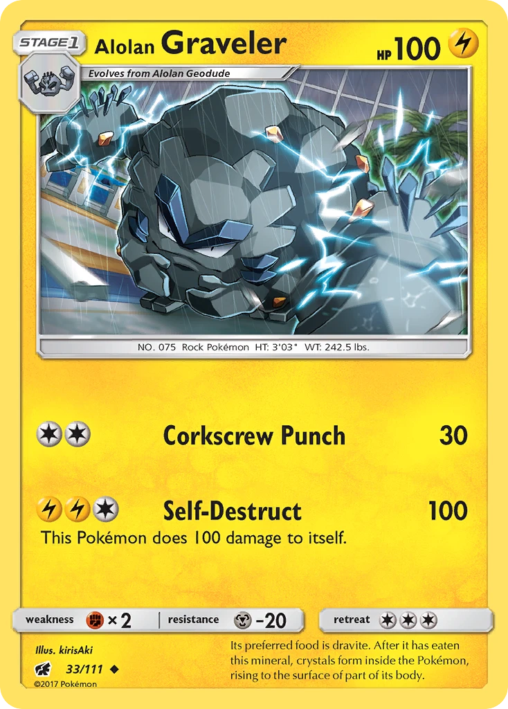 Alolan Graveler, 033/111