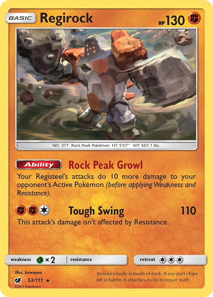 Regirock, 053/111