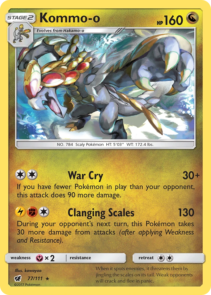 Kommo-o, 077/111