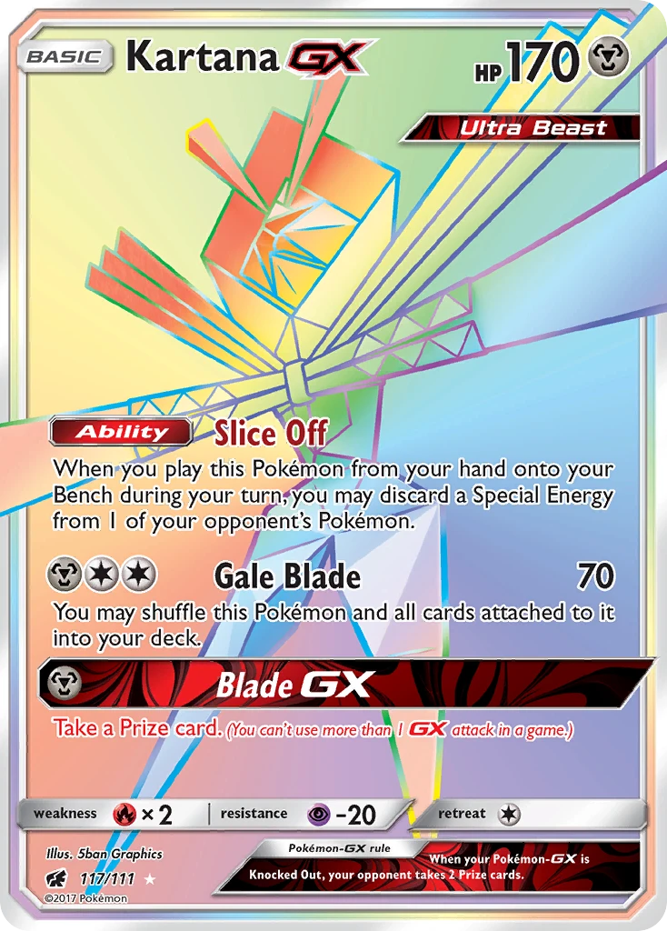 Kartana-GX, 117/111
